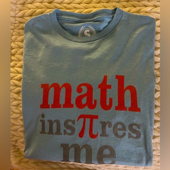 Math Inspires Me Tshirt for Pi Day - Picture 2 of 5
